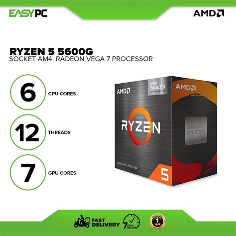 AMD Ryzen 5 5600G 3.9GHz Price in Philippines .